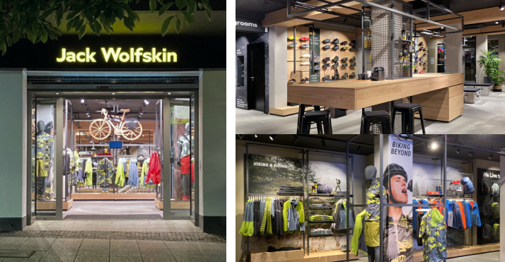 Boutique Jack Wolfskin à Francfort